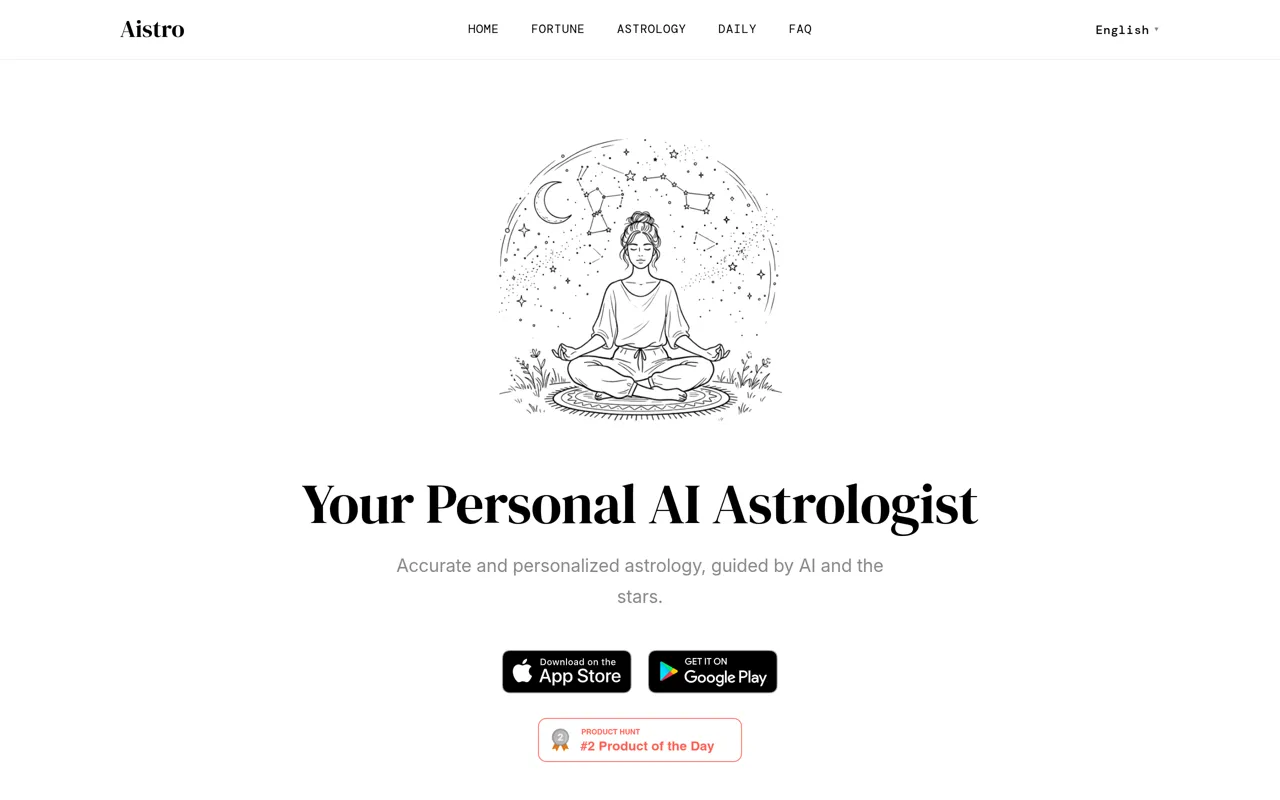 Screenshot of Aistro