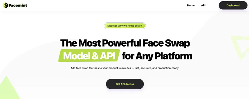 Screenshot of Facemint