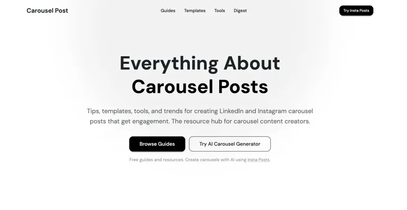 Screenshot of Carousel Post