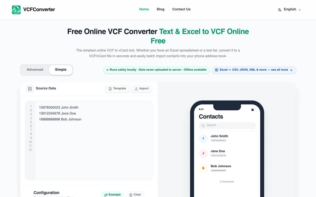 Screenshot of VCFConverter