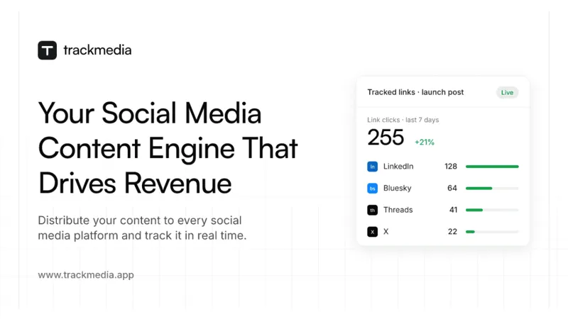 Screenshot of TrackMedia