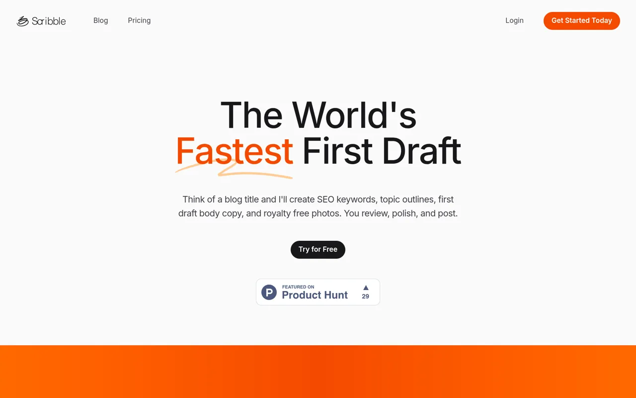 Screenshot of Scribble