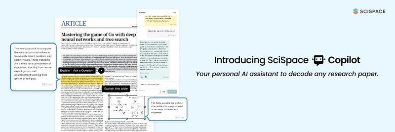 Screenshot of SciSpace Copilot