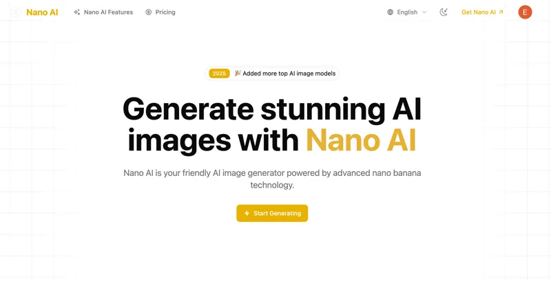 Screenshot of NanoAI
