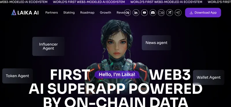 Screenshot of Laika AI