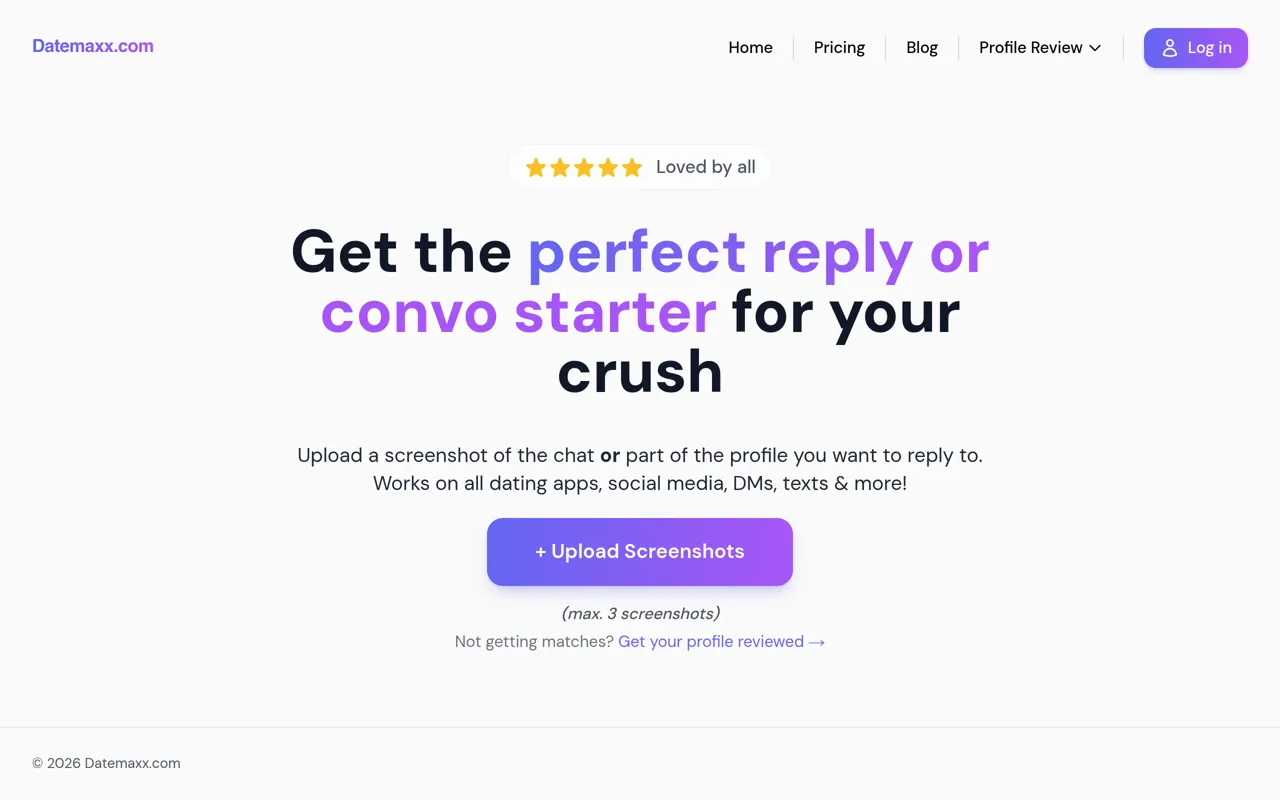 Screenshot of Datemaxx