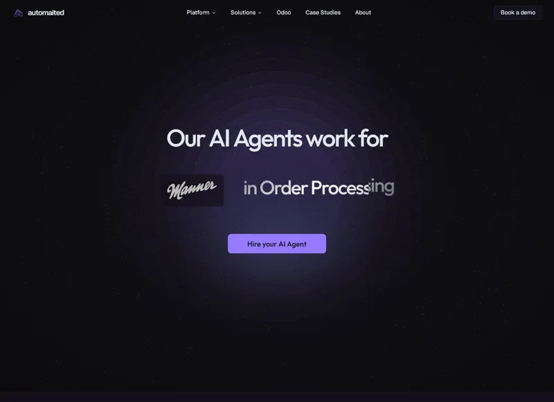 Screenshot of automaited