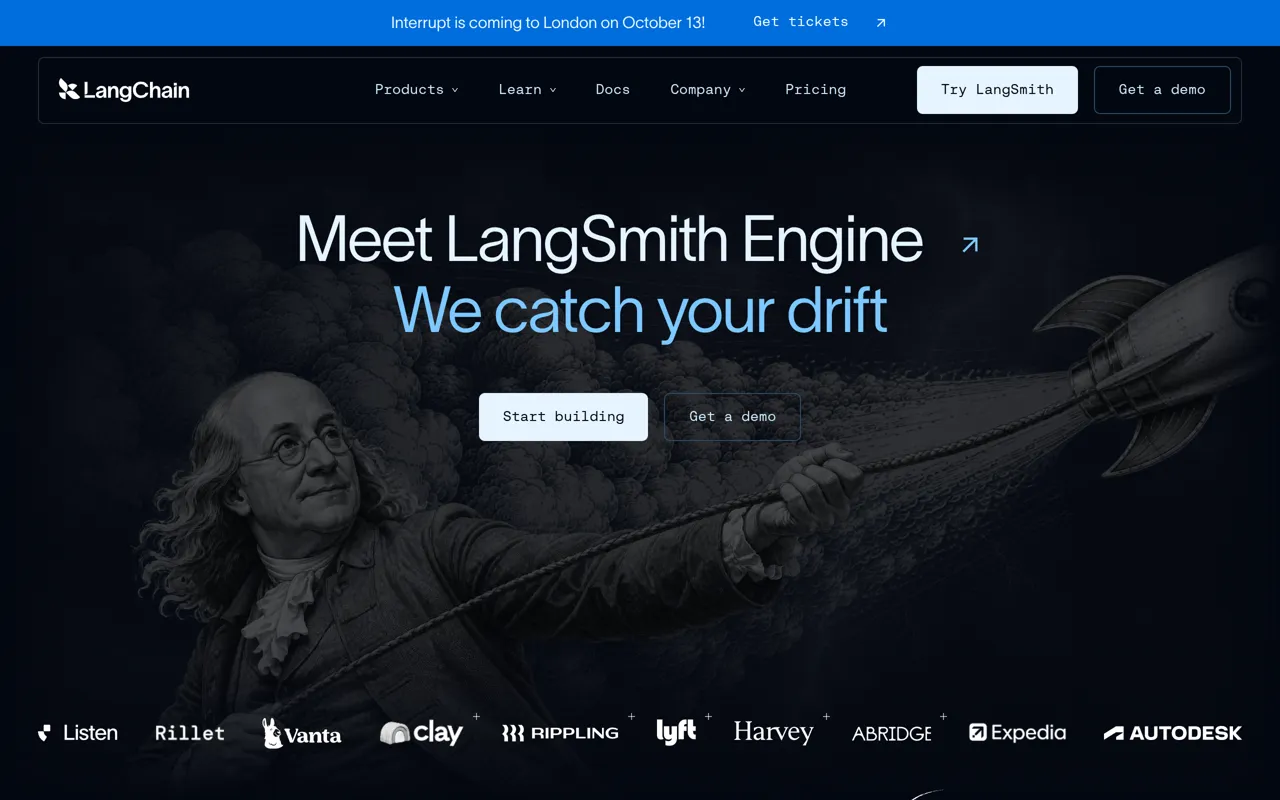 Screenshot of LangChain