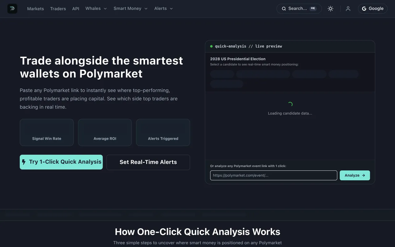 Screenshot of PolyAlertHub