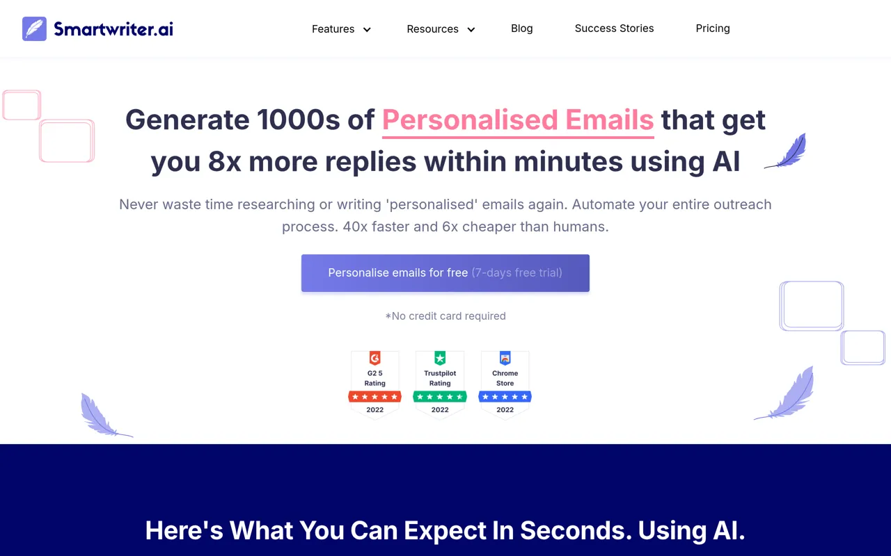 Screenshot of SmartWriter
