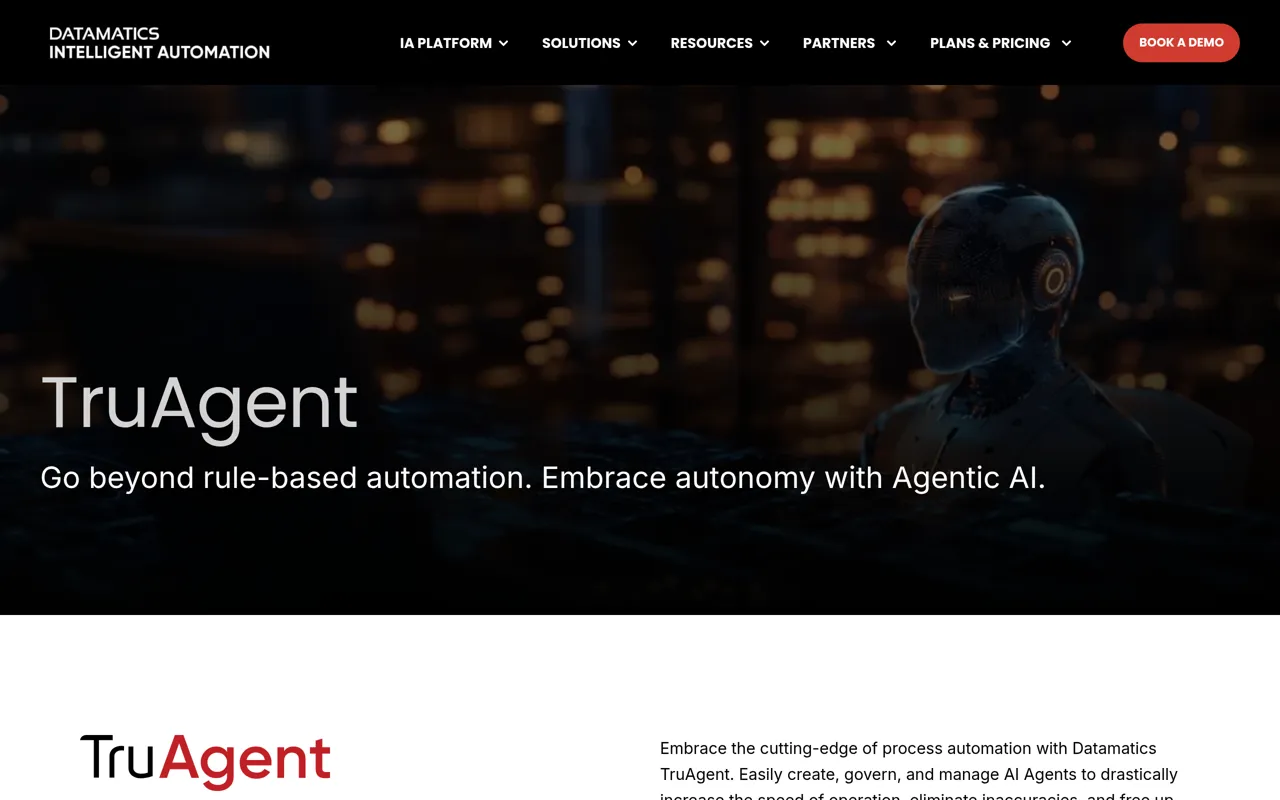 Screenshot of TruAgent
