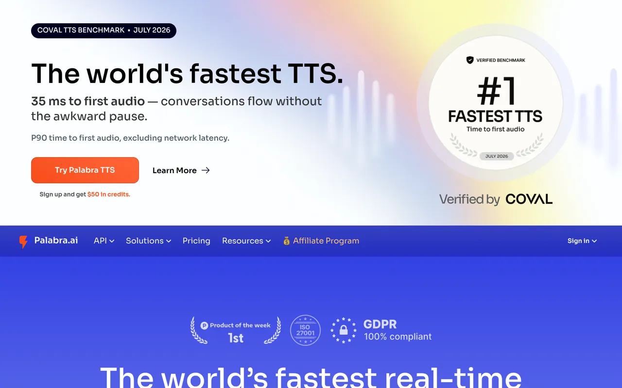 Screenshot of Palabra.ai