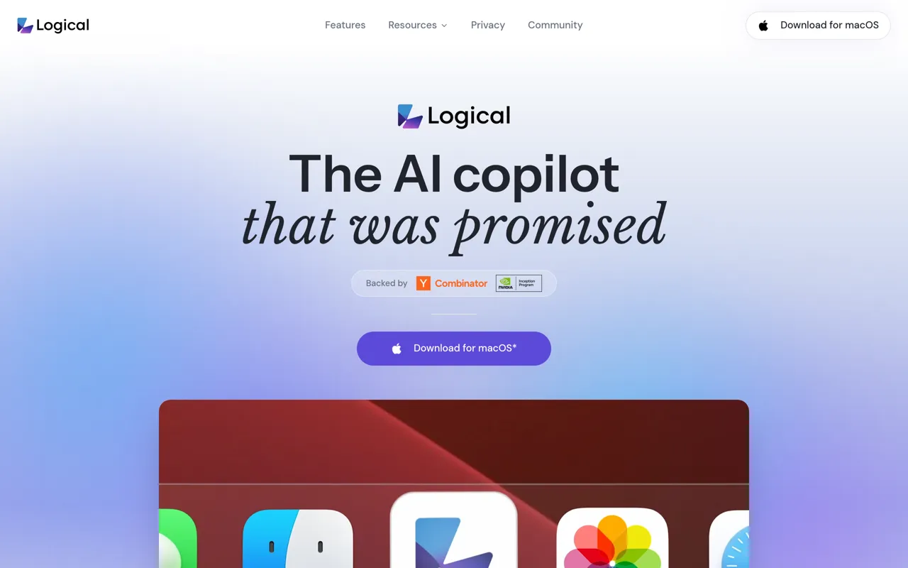 Screenshot of Logical