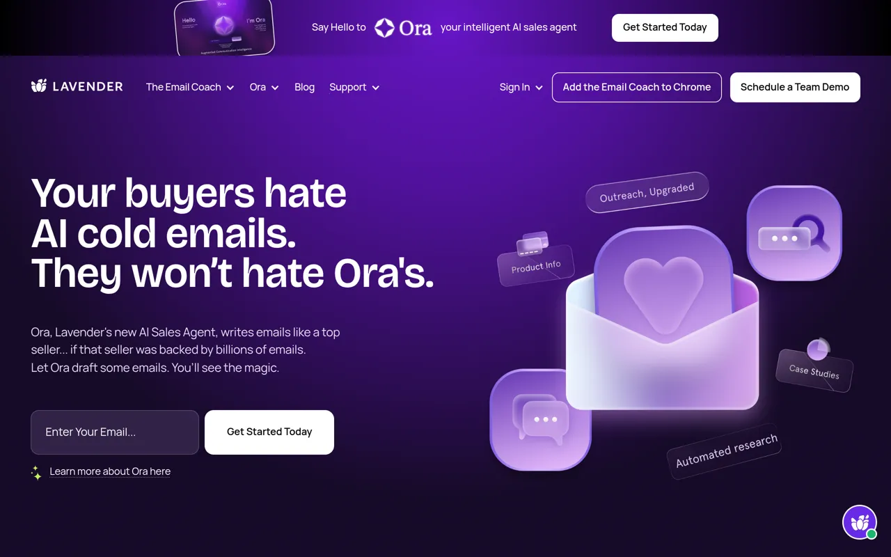 Screenshot of Lavender