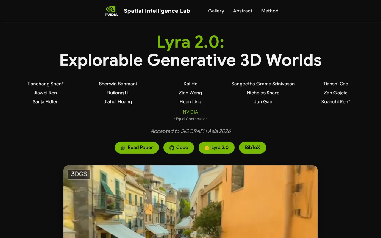 Screenshot of Lyra 2.0