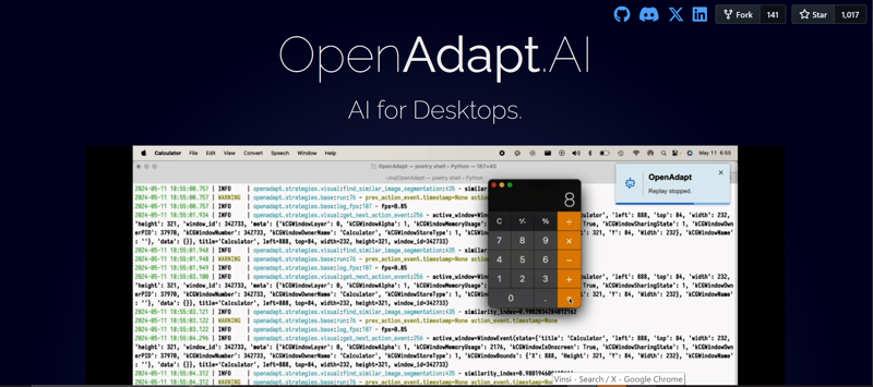 Screenshot of OpenAdapt