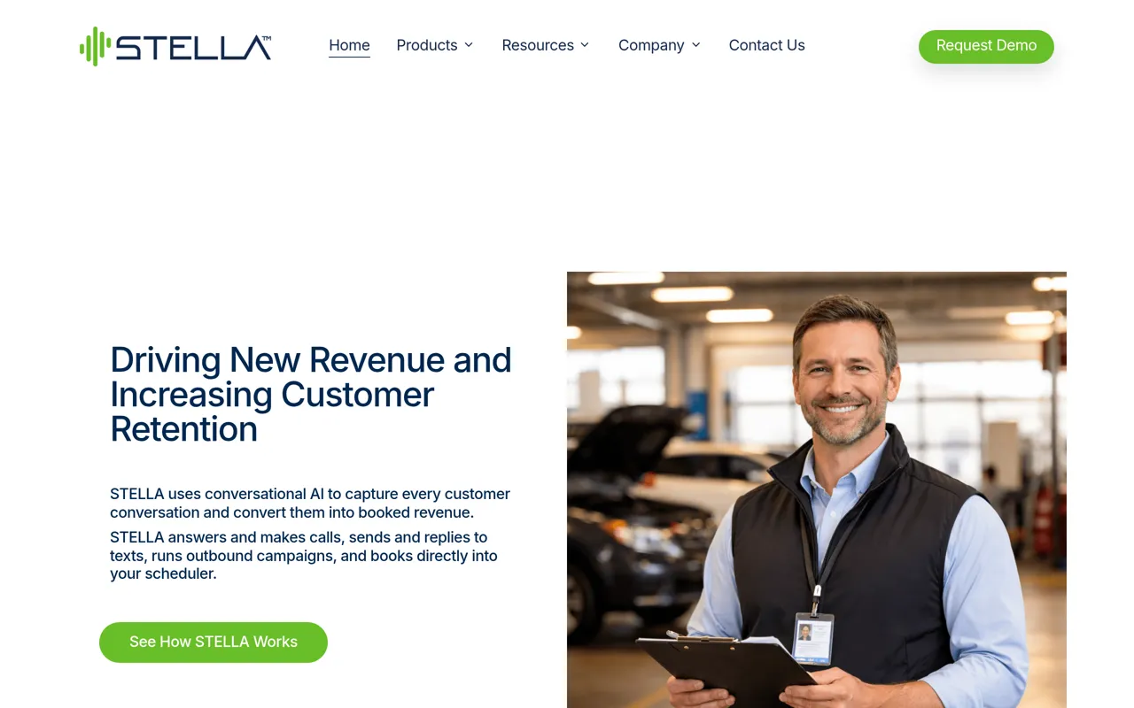 Screenshot of STELLA Automotive AI