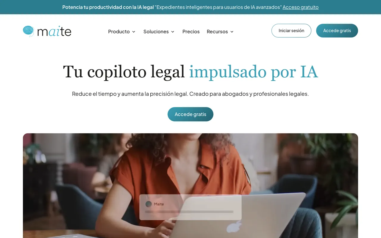 Screenshot of Maite.ai