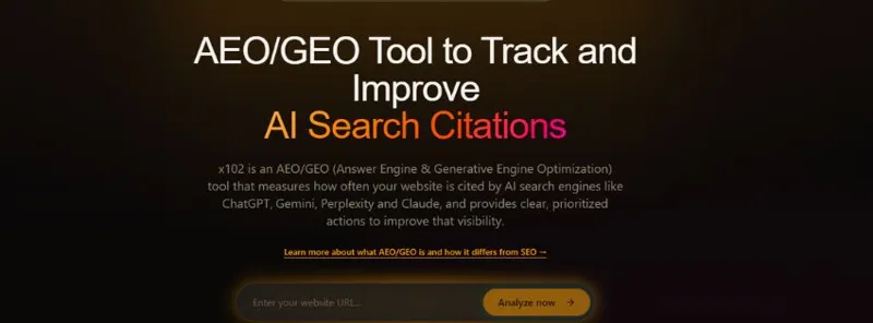Screenshot of x102tech