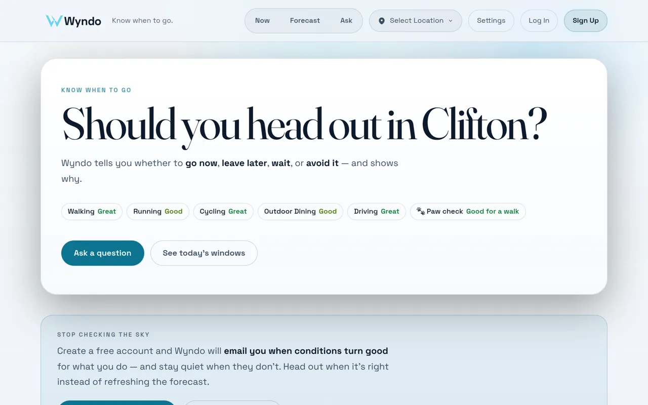 Screenshot of Wyndo