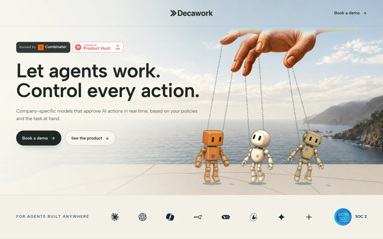 Screenshot of Decawork