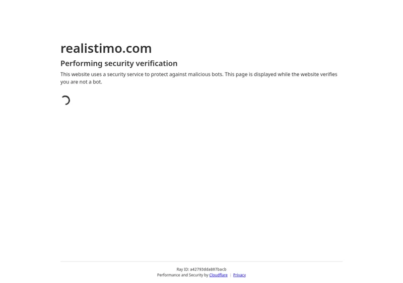 Screenshot of Realistimo