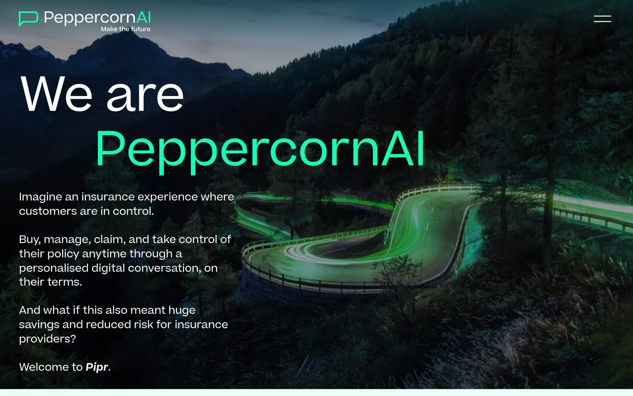 Screenshot of Pipr by Peppercorn AI