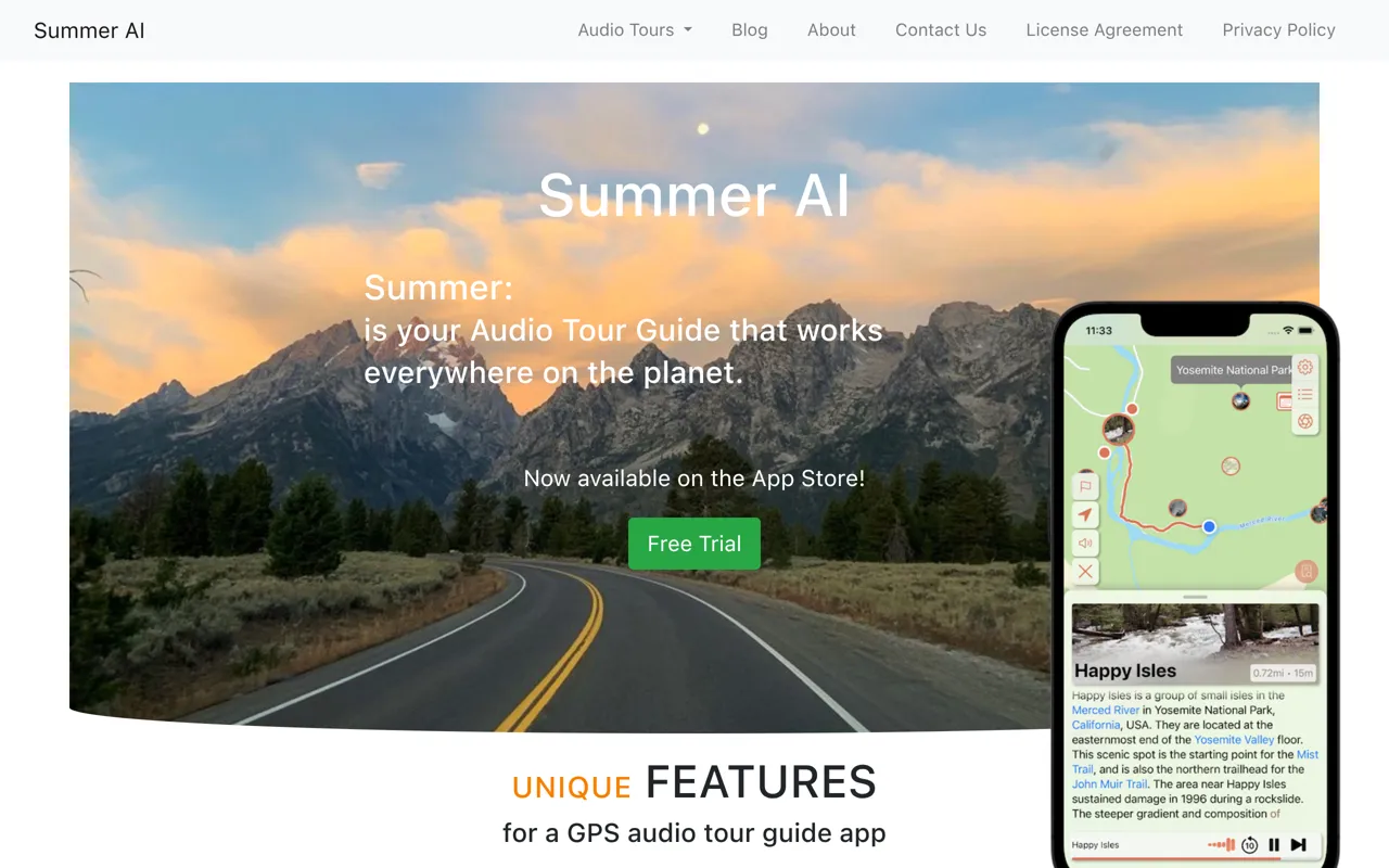 Screenshot of Summer AI