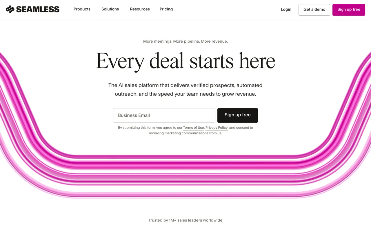 Screenshot of Seamless.AI