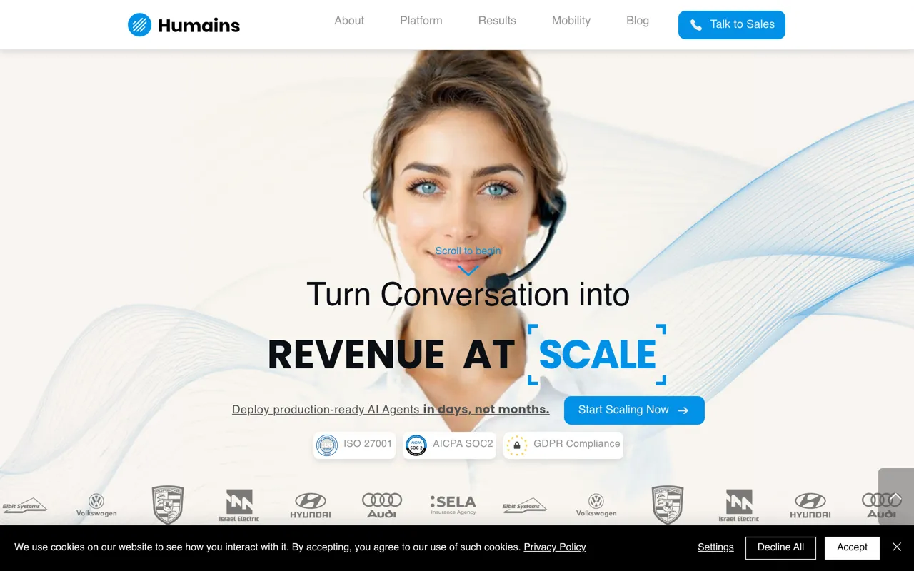 Screenshot of HumAIns