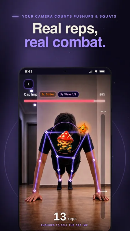 Screenshot of Pushup RPG: Fitness Quest