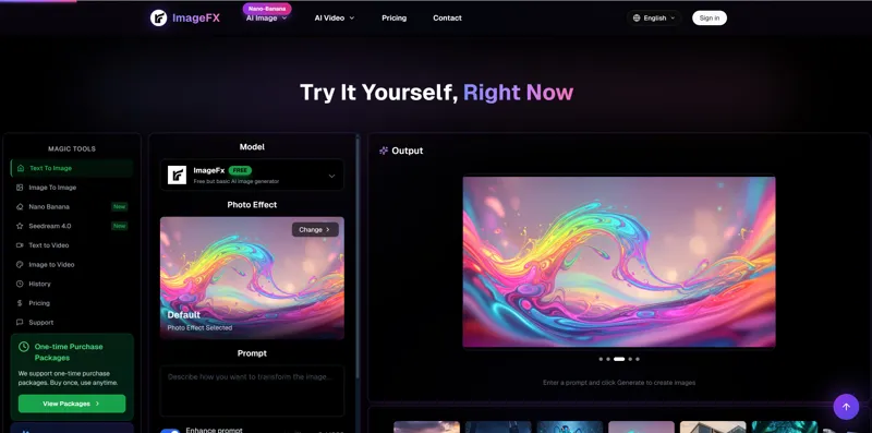 Screenshot of ImageFX