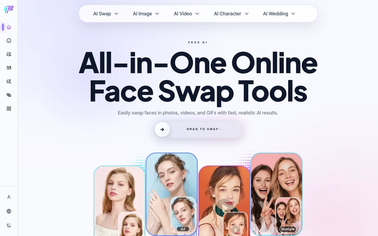 Screenshot of Face AI