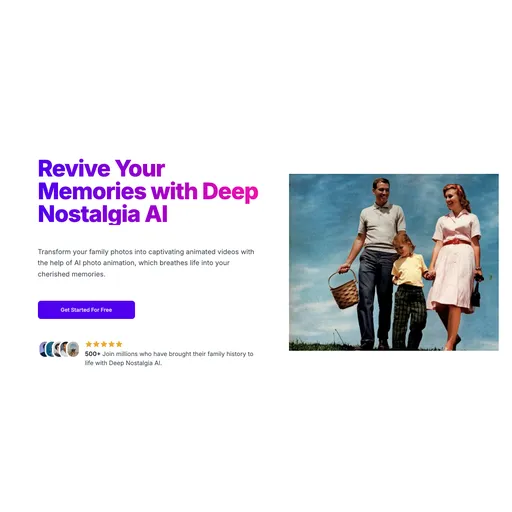 Deep Nostalgia AI