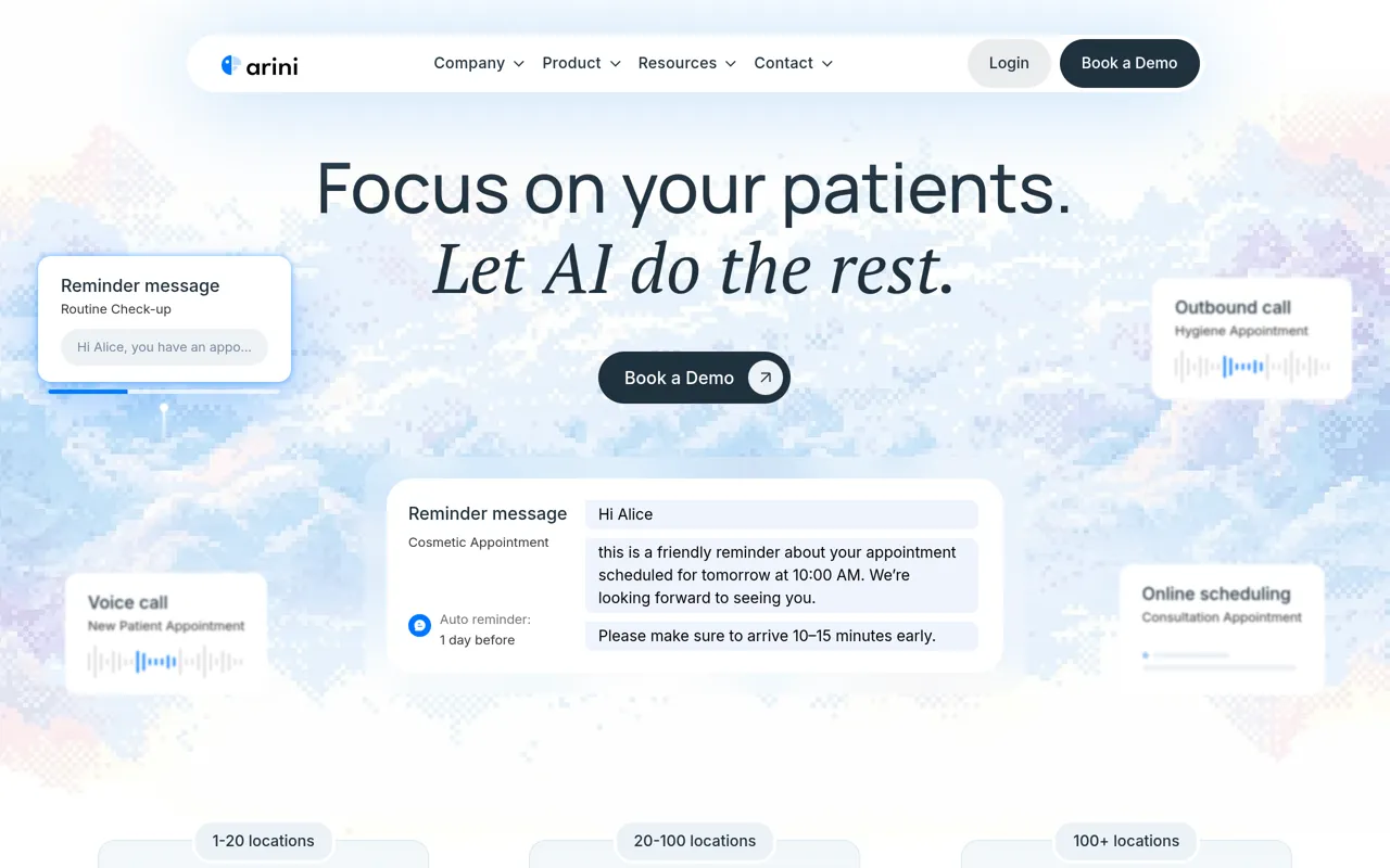 Screenshot of Arini