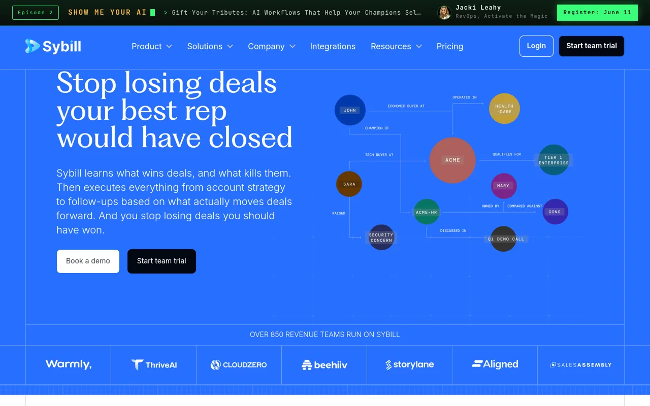 Screenshot of Sybill