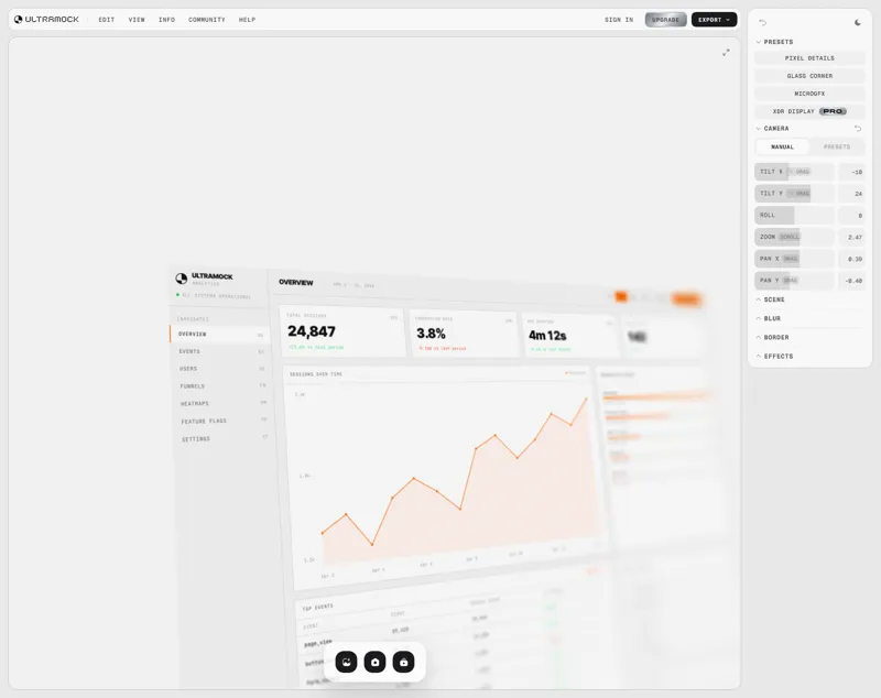 Screenshot of Ultramock