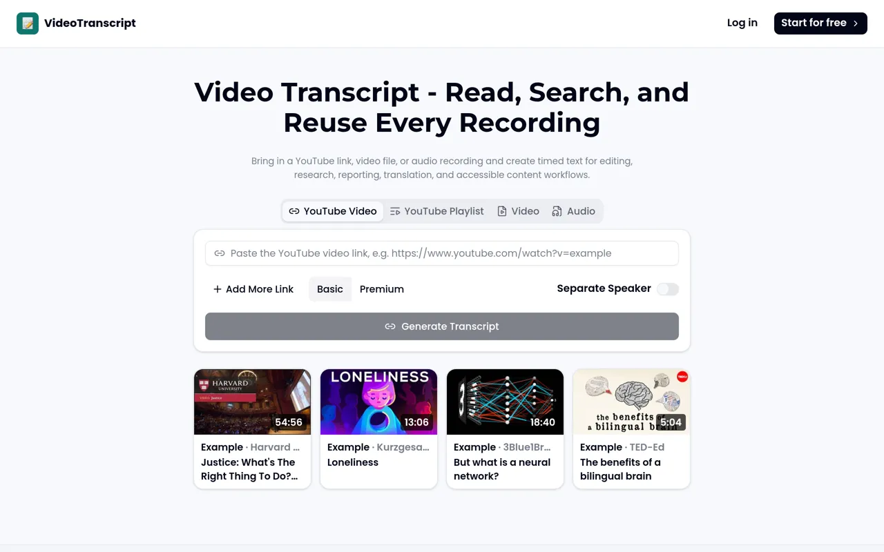 Screenshot of Video Transcript