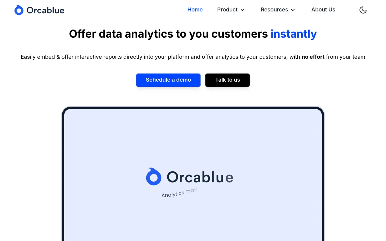 Screenshot of Orcablue