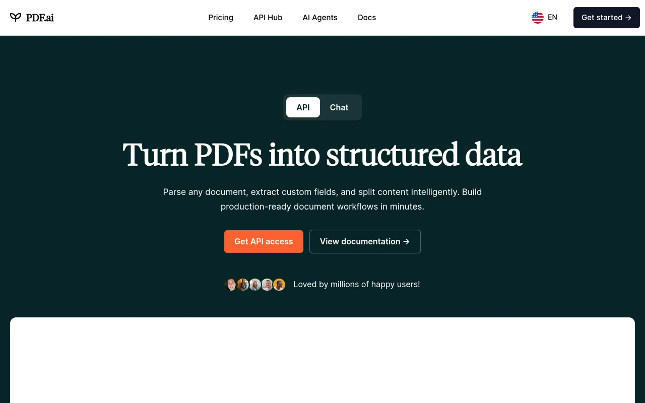 Screenshot of PDF.ai