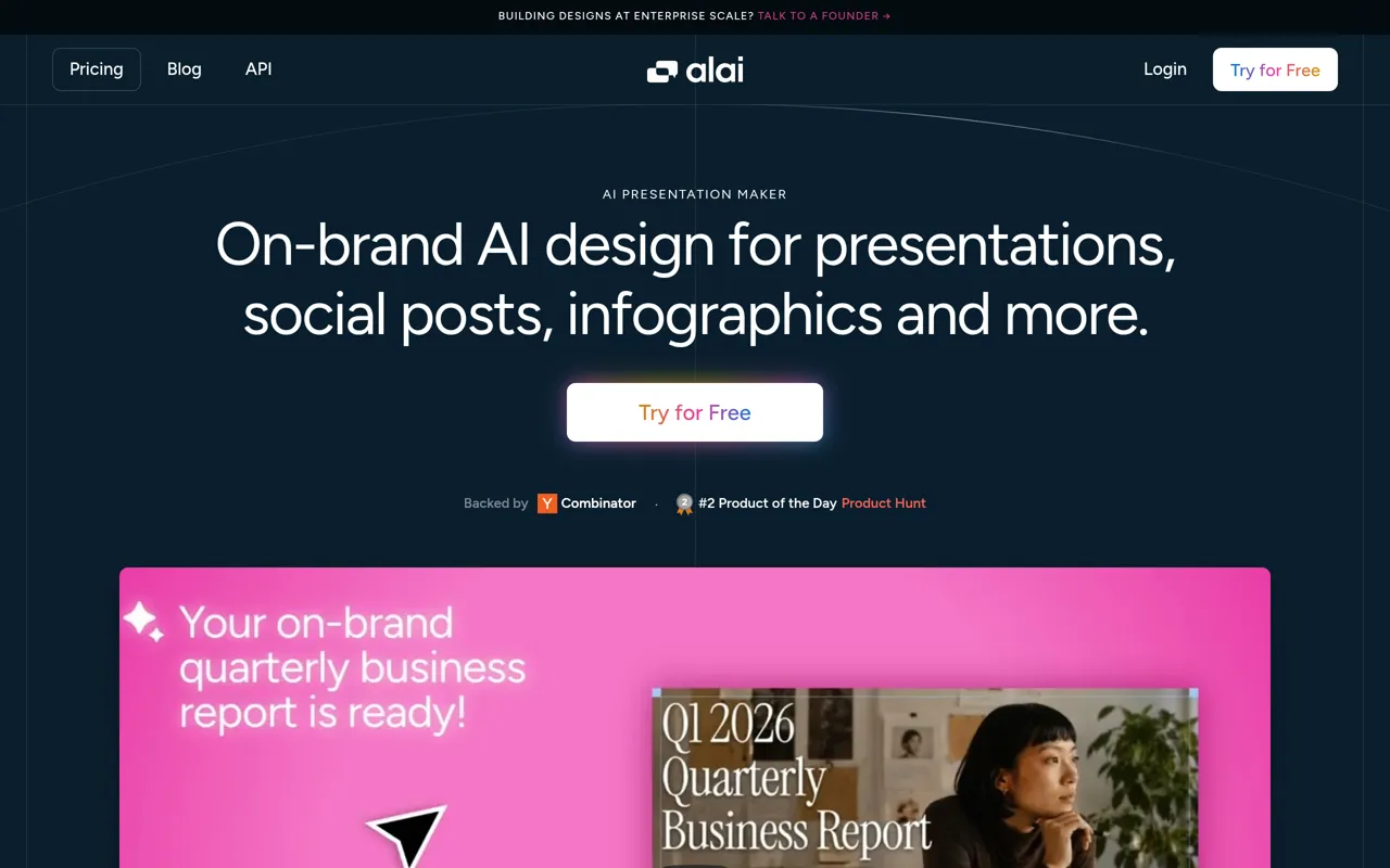 Screenshot of Alai