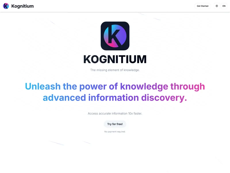 Screenshot of Kognitium