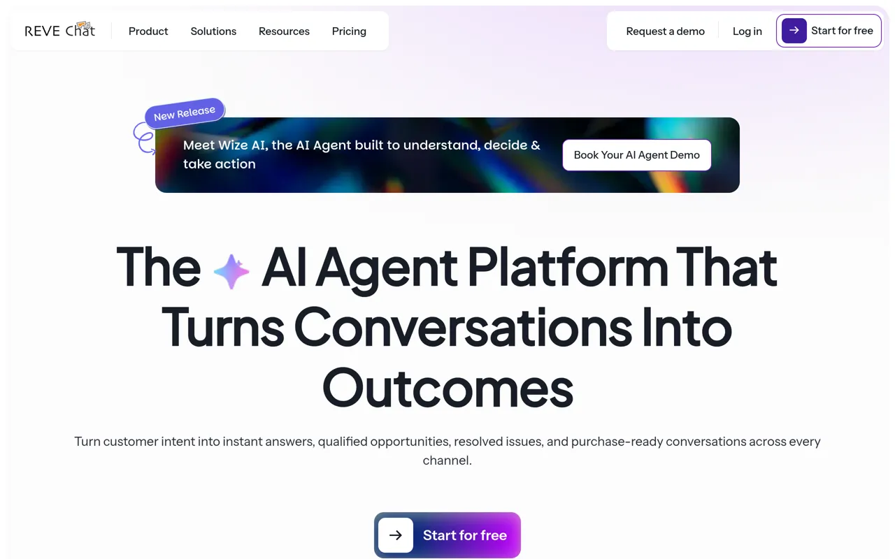 Screenshot of REVE Chat