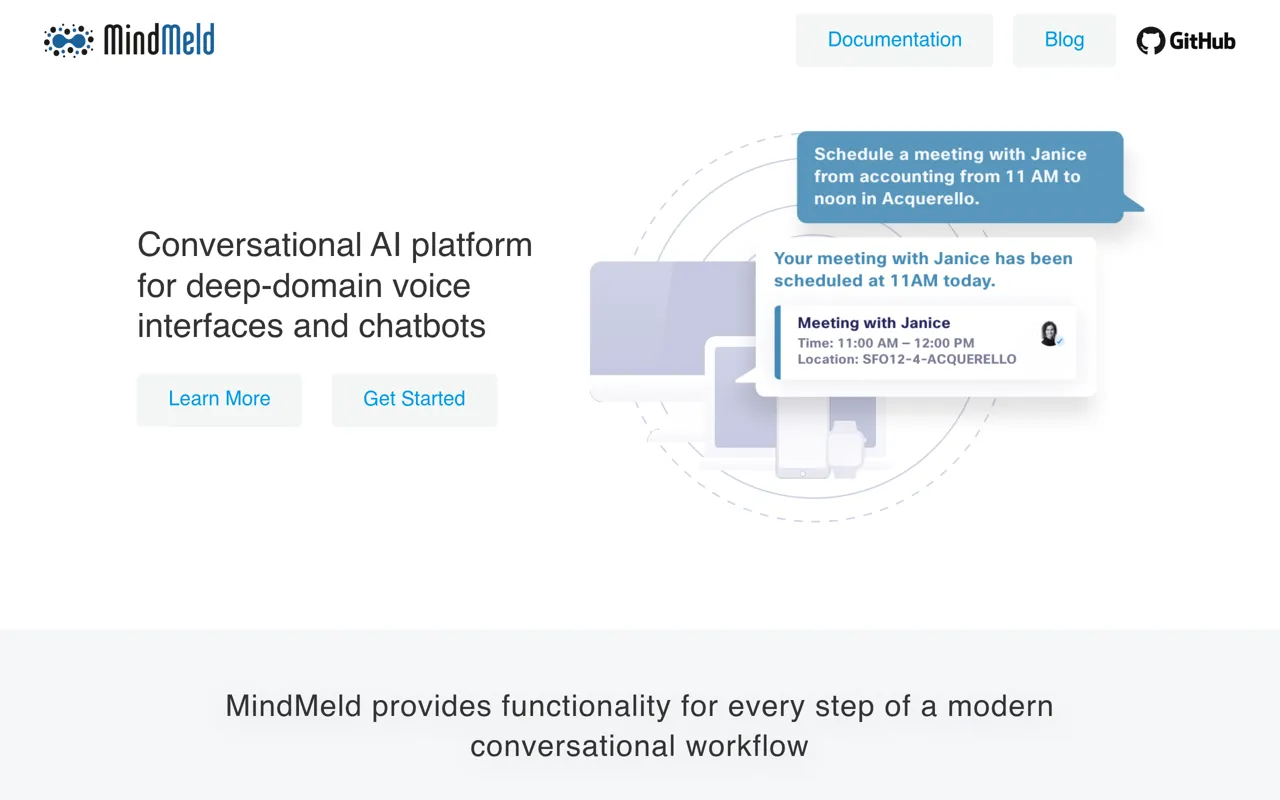 Screenshot of MindMeld