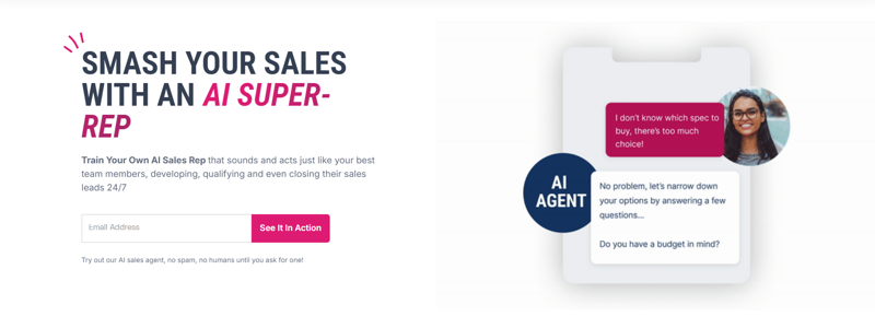 Screenshot of SalesAPE AI