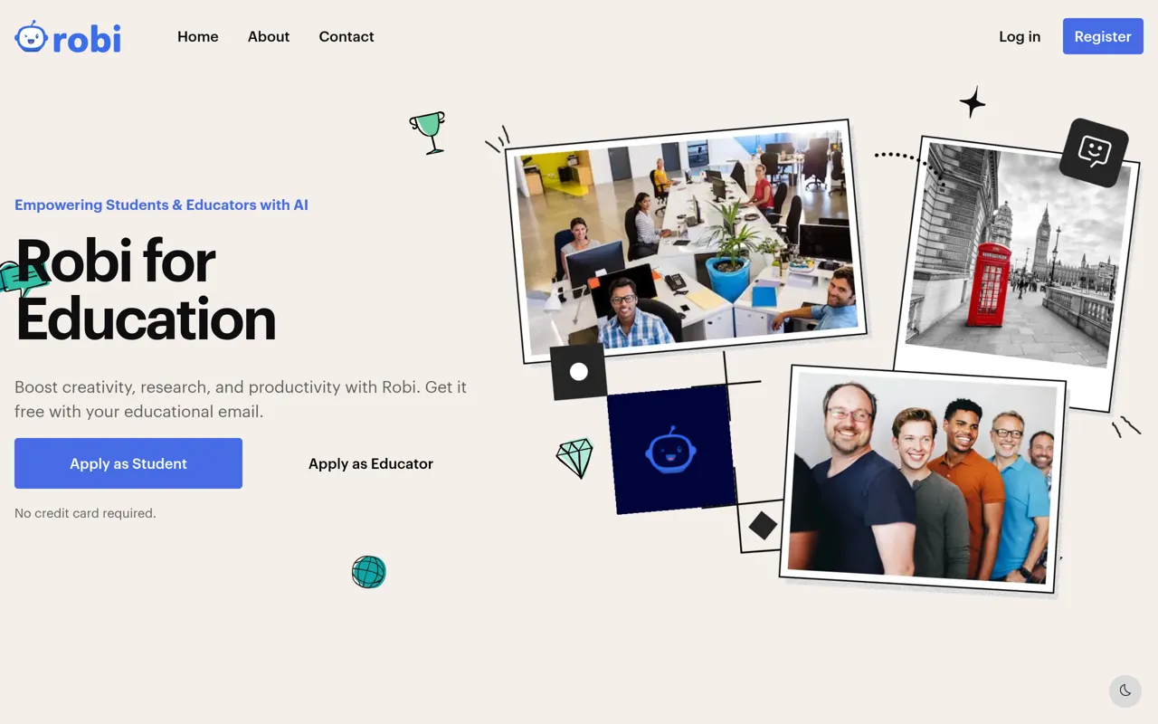 Screenshot of Robi for Education