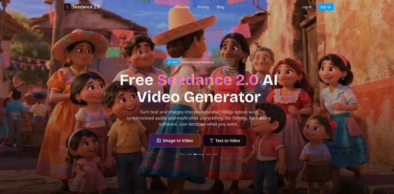 Screenshot of Seedance 2.0