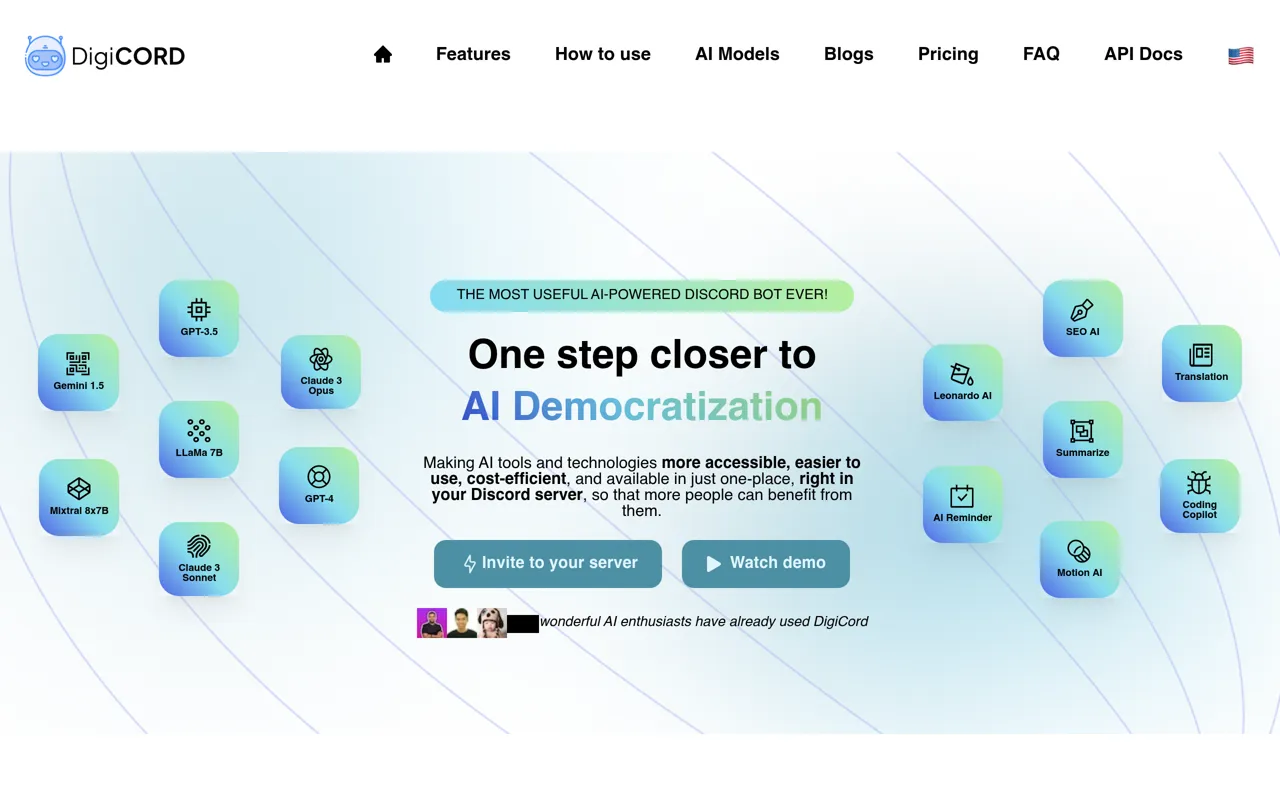 Screenshot of DigiCord