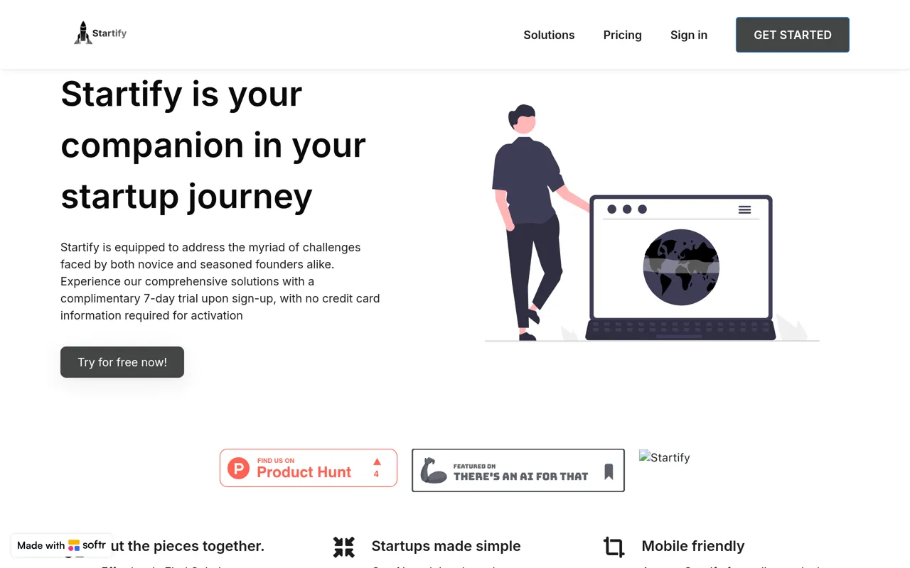 Screenshot of Startify