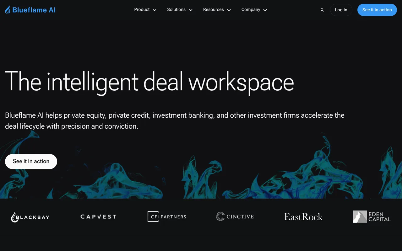 Screenshot of Blueflame AI